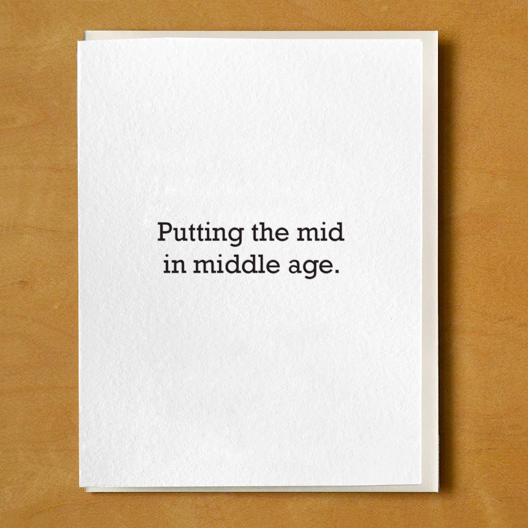 Front of card with black text on a white background.