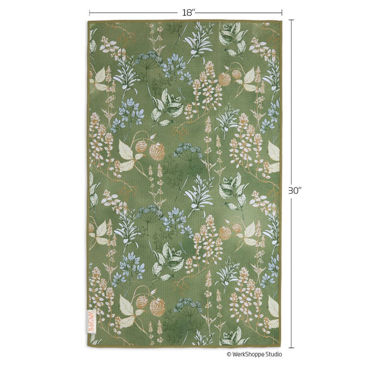 Kitchen Herbs Microfiber Kitchen Dish Towel