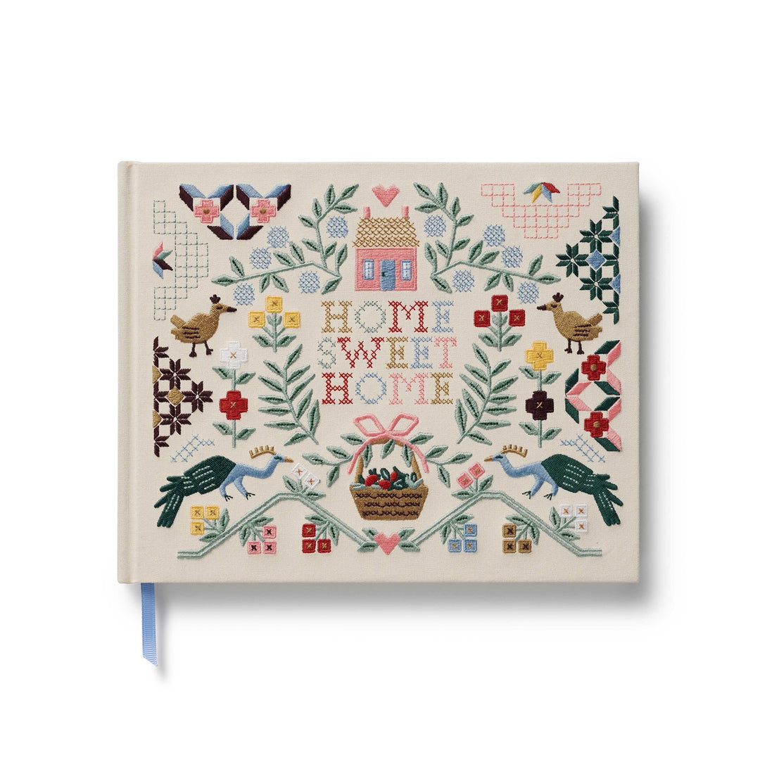 Home Sweet Home Fabric Guest Book