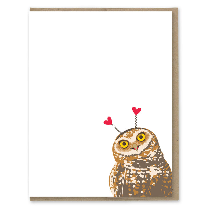 Owl Heart Greeting Card
