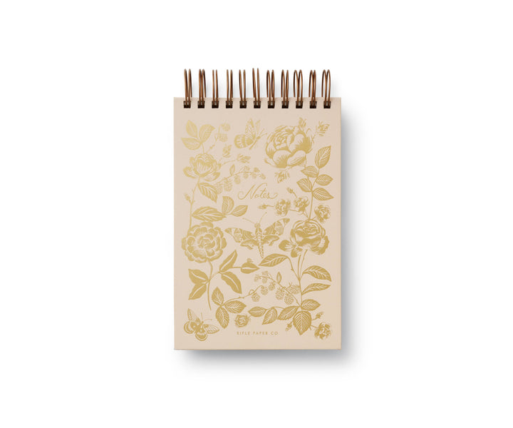 English Rose Desktop Spiral Notepad