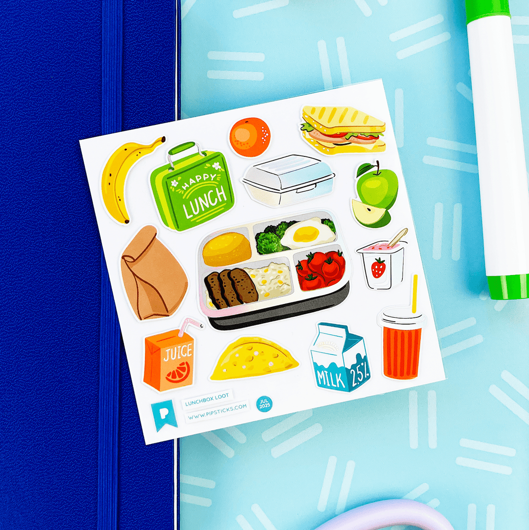 Lunchbox Loot Stickers