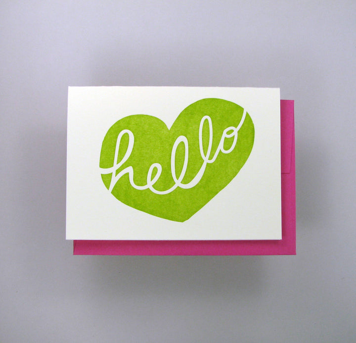 Hello Greeting Card