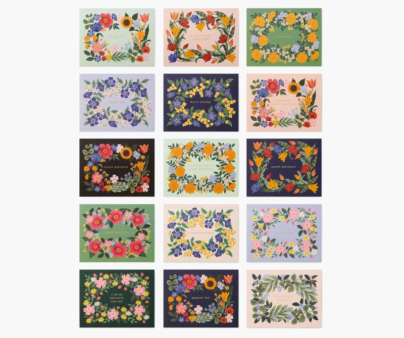 Boxed Cards, Blossoms, Set of 15 Assorted