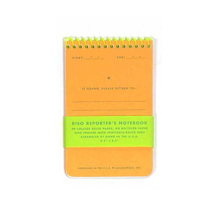 Reporter's Notebook, 4 Colors