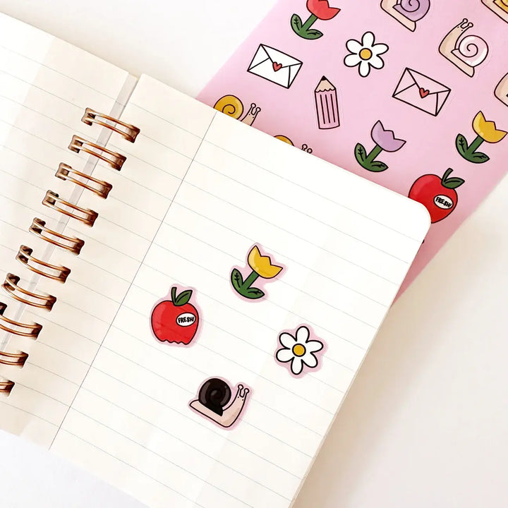 Charming Snails Sticker Sheet