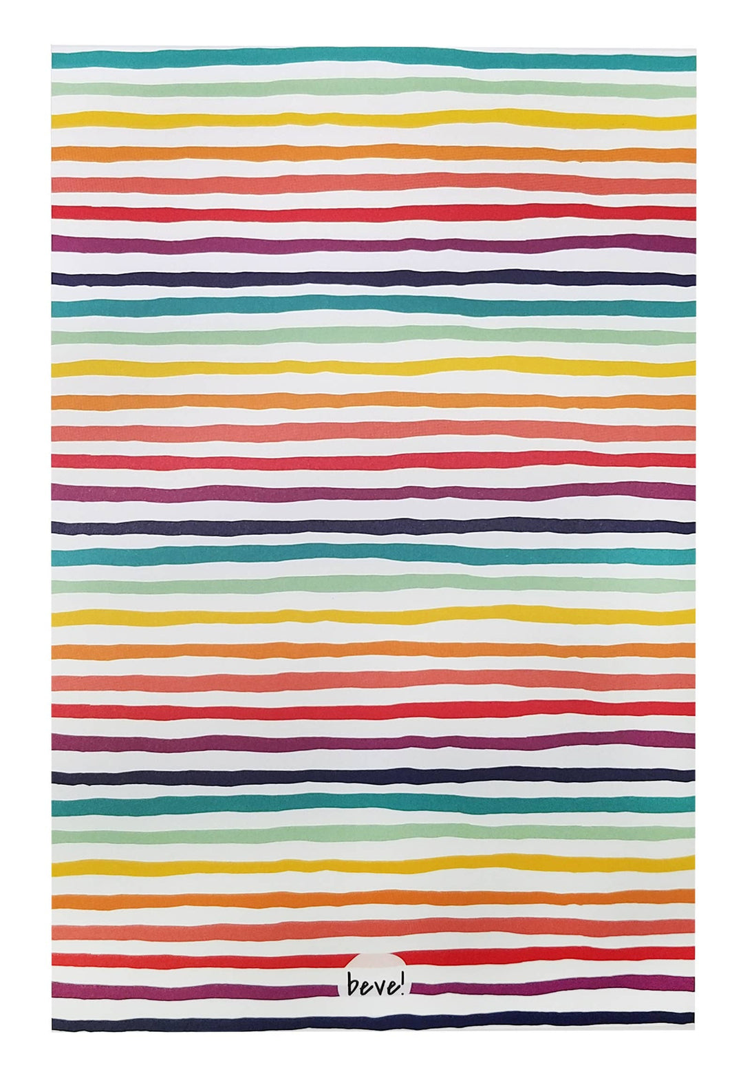 Rainbow Stripe Stationery Set