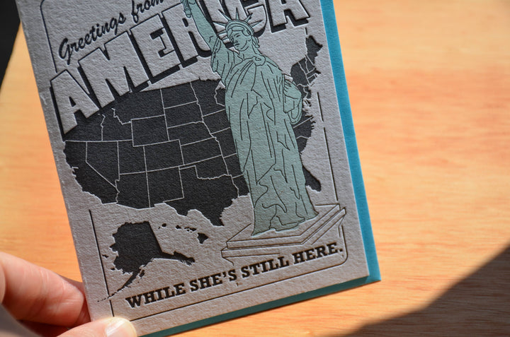 Greetings from America Card
