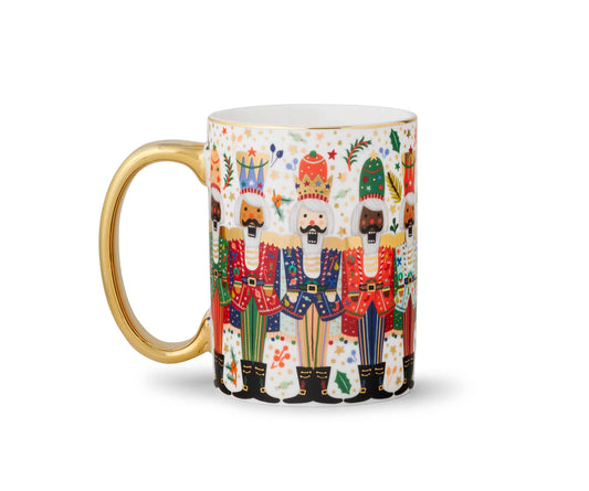 Nutcracker Brigade Porcelain Mug, 16 oz