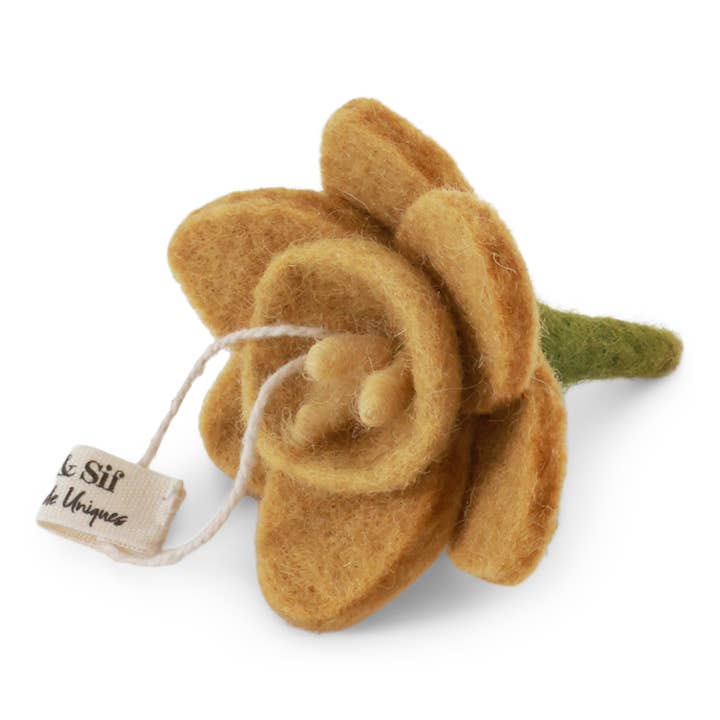 Felt Daffodil Ornament, 3 colors