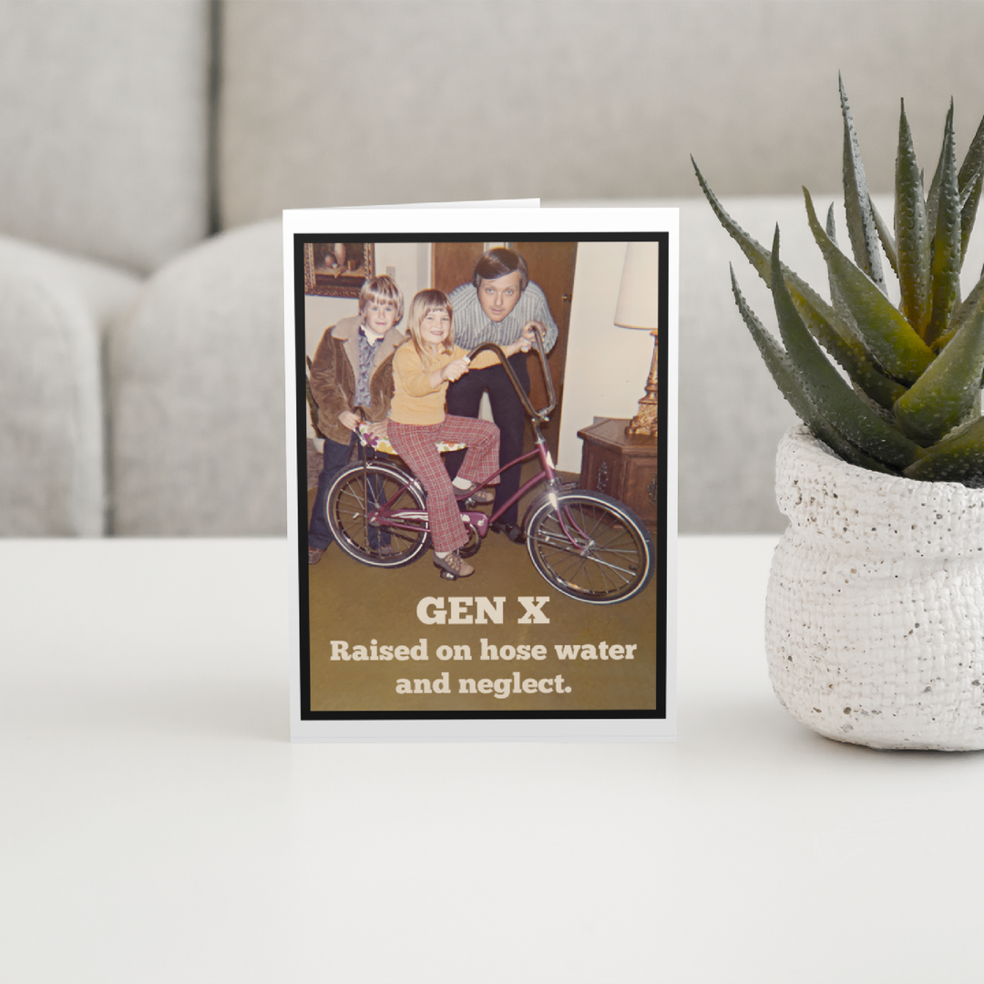 Gen X Greeting Card