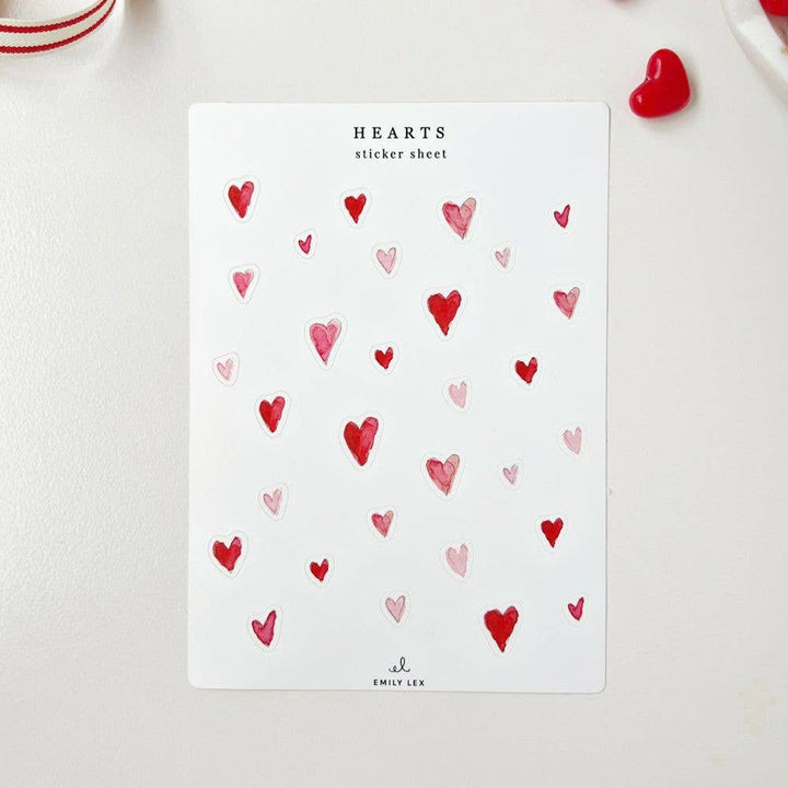 Valentine Stickers, 2 sheets