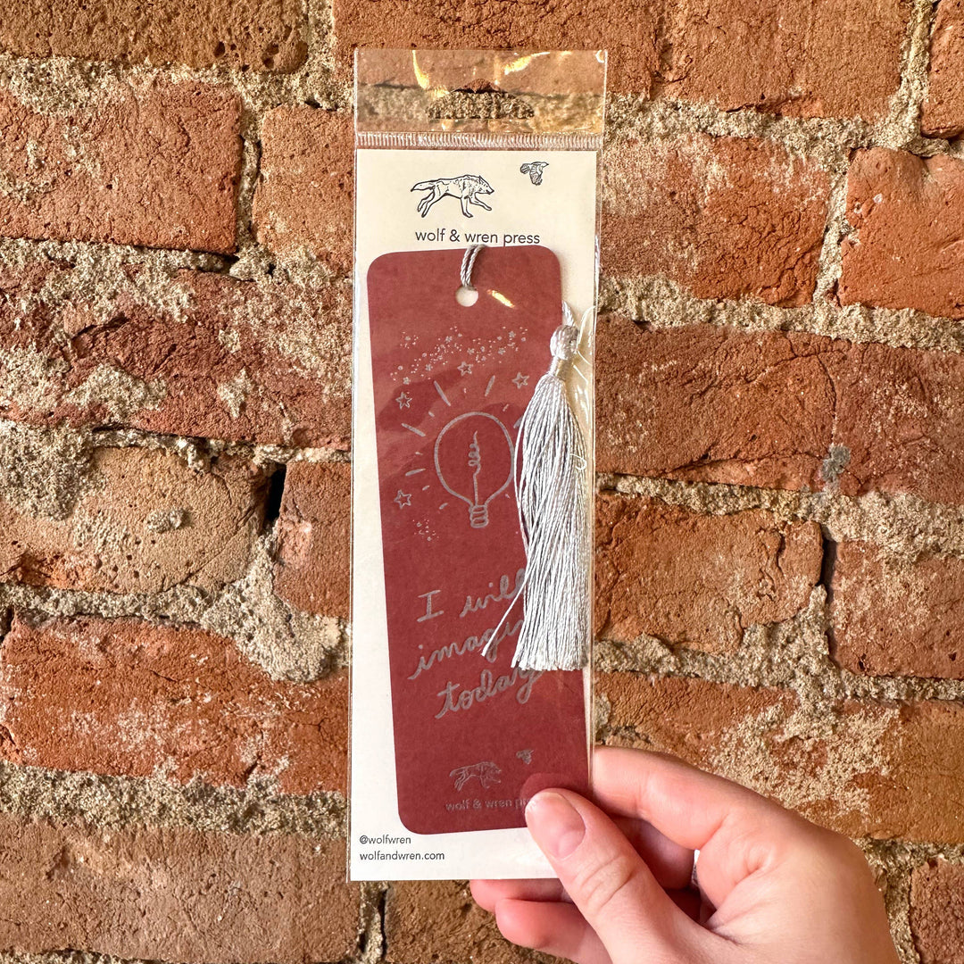 I Will Imagine Today Paper Bookmark