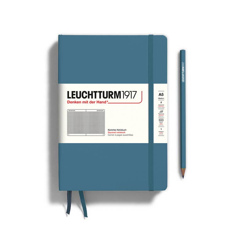 Leuchtturm1917 Hardcover Notebooks, Squared, 2 colors