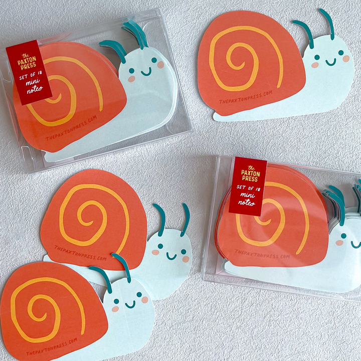 Snail Mini Note Cards