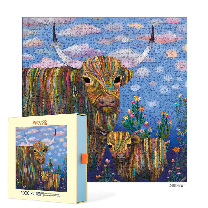 Highland Cows Puzzle, 1000 Pieces