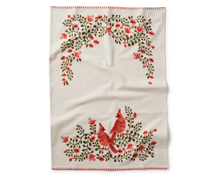 Cardinals Tea Towel