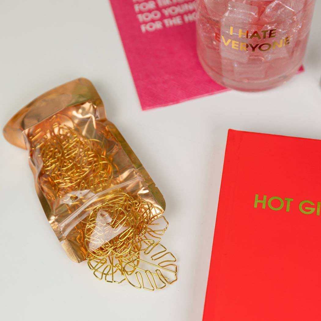 Monstera Paper Clips. 25 pack