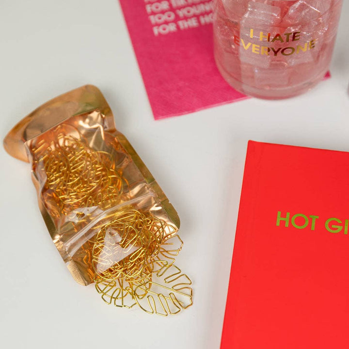 Monstera Paper Clips. 25 pack