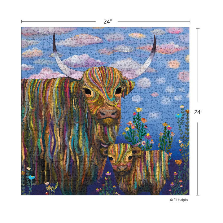Highland Cows Puzzle, 1000 Pieces