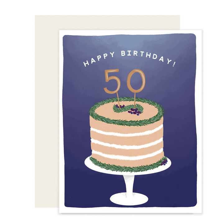 Happy 50th Birthday Card