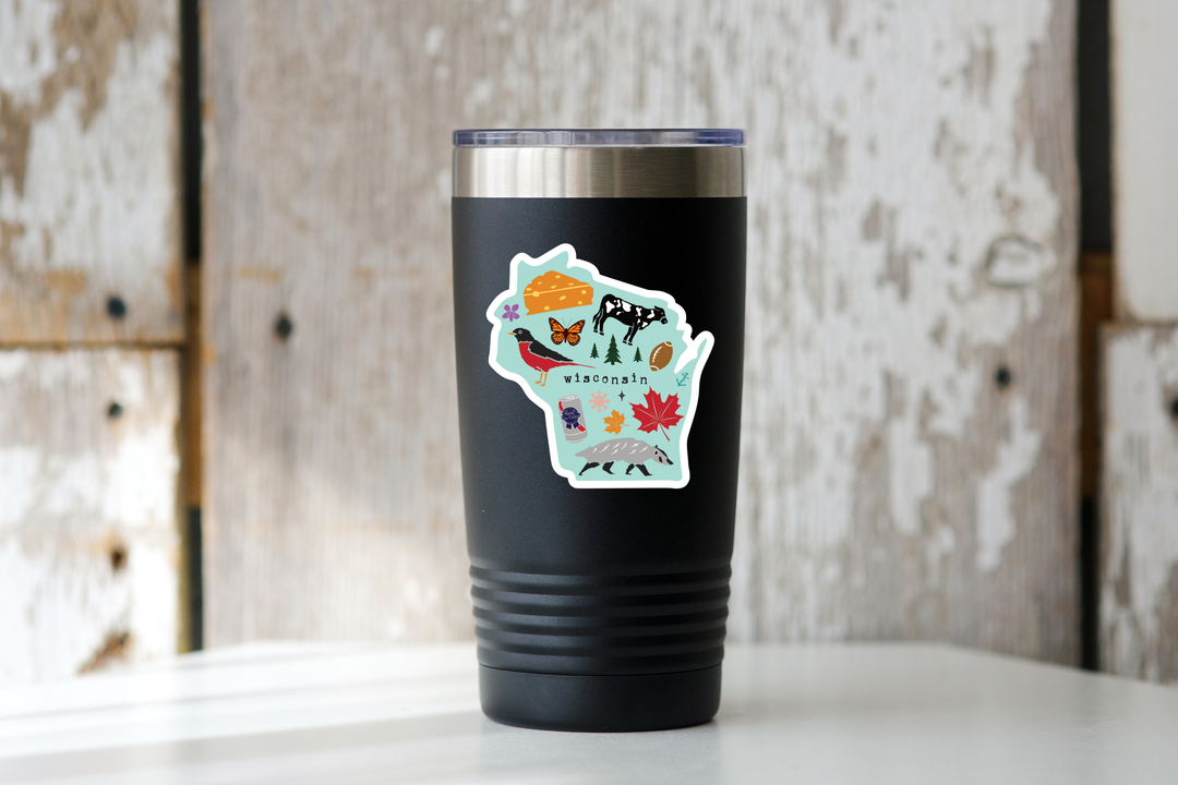Wisconsin Icons Sticker