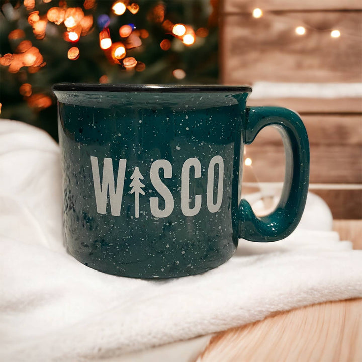 WISCO Ceramic Mug, Green, 13 oz