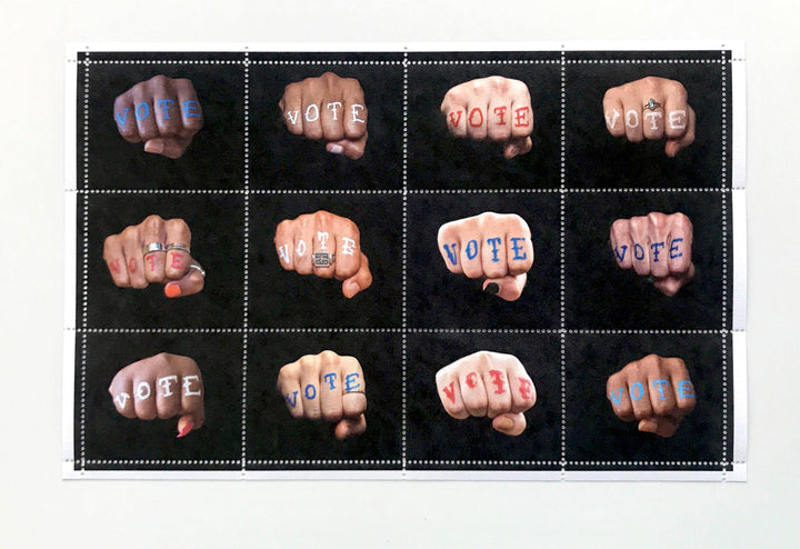 Voter Power Lick & Stick Benefit Stamps