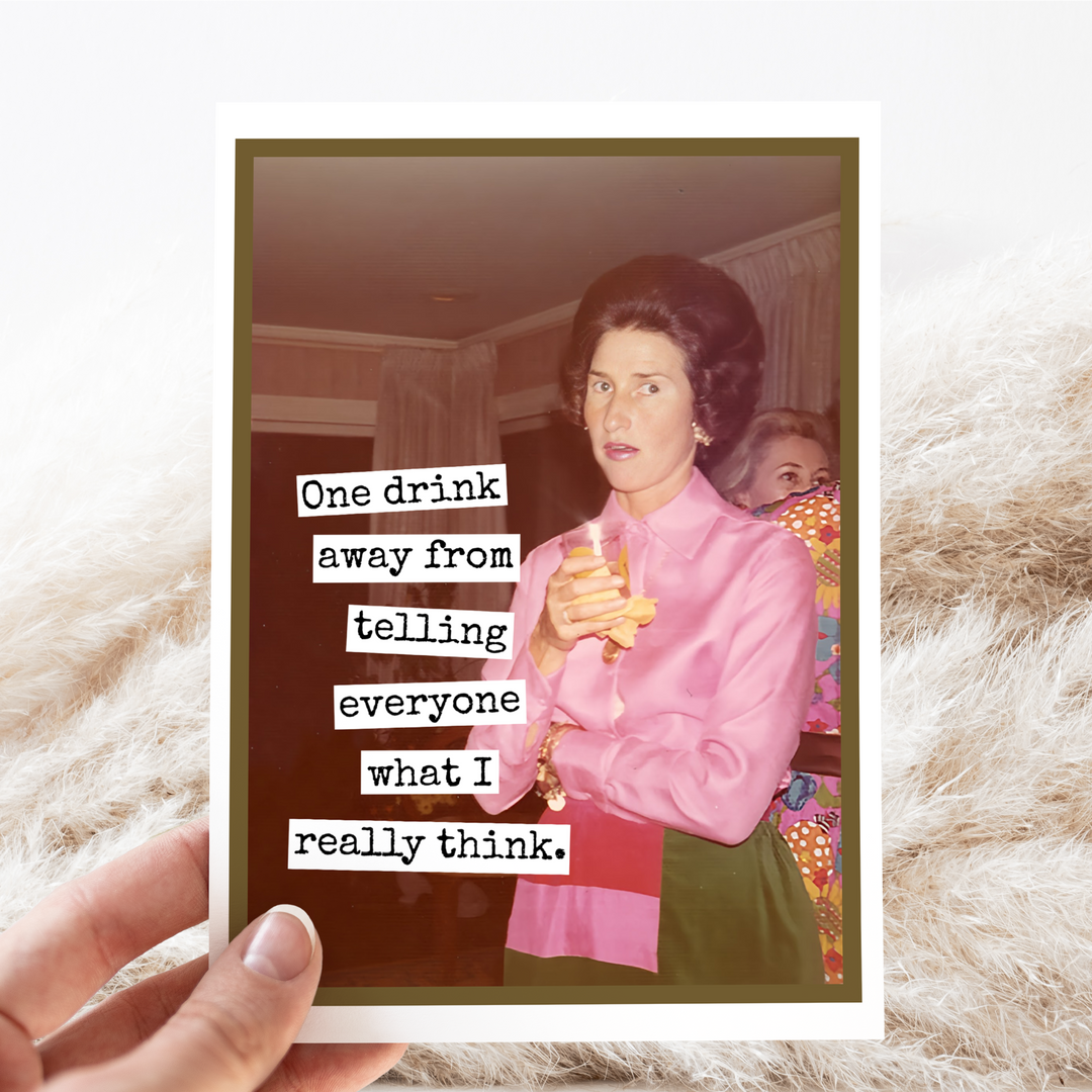 Telling Everyone Greeting Card