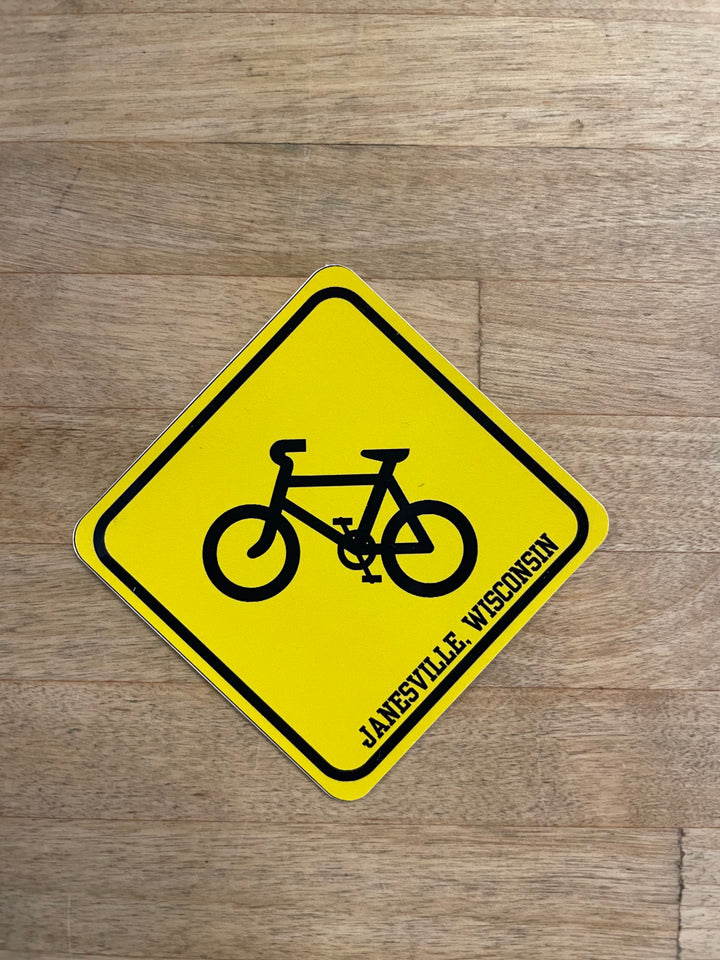 Janesville Bike Stickers, 3 styles