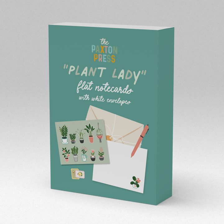 Plant Lady Stationery, Box of 12