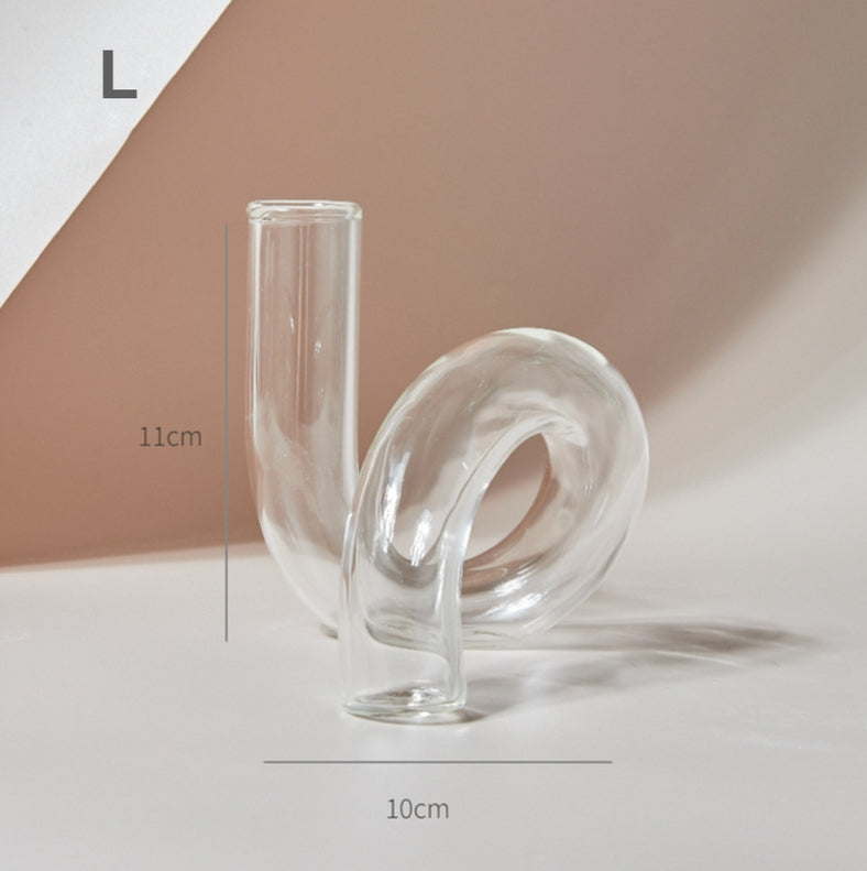 Modern Glass Candlestick, 22 shapes