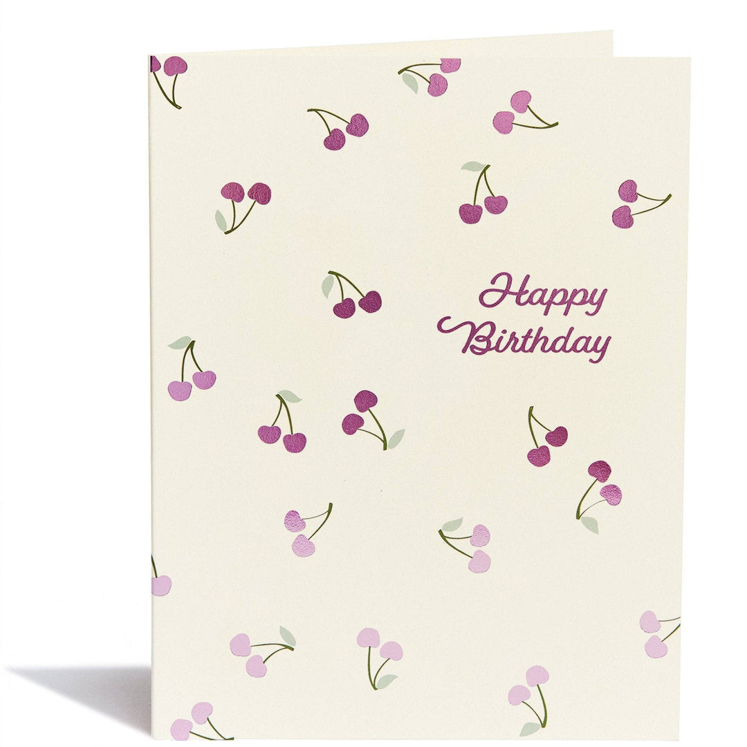 Cherries Birthday Card
