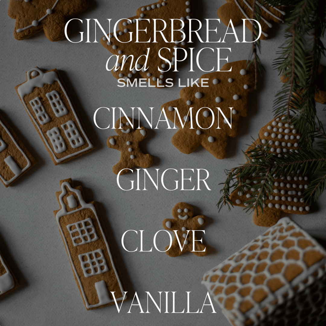 Gingerbread and Spice Soy Candle, 4 Sizes