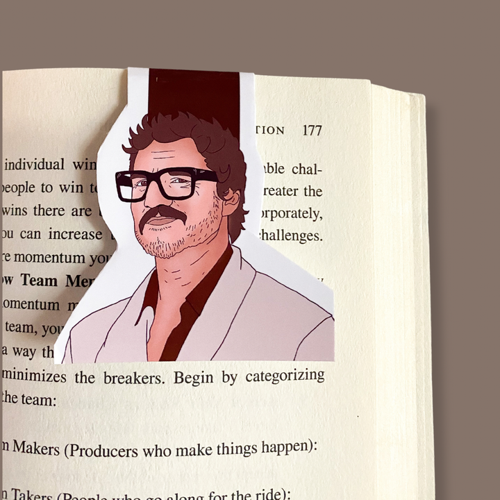 Pedro Pascal  Magnetic Bookmark