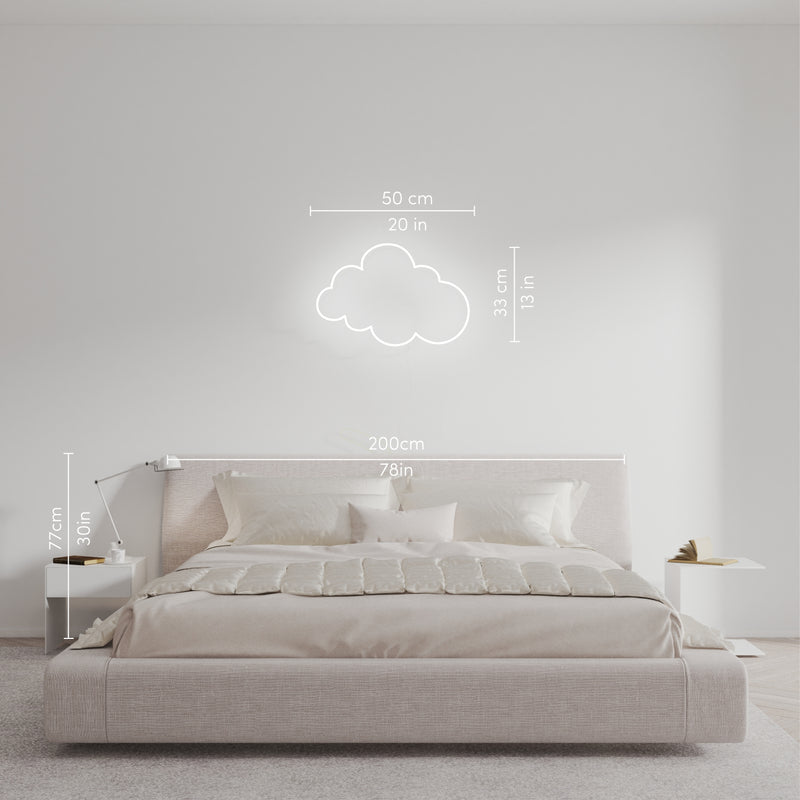 Neon Wall Art, Cloud