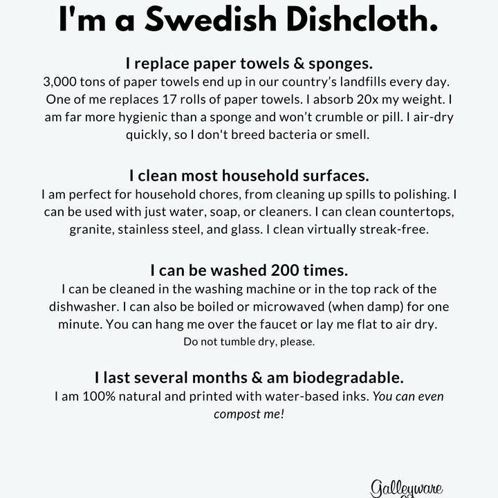 Wisconsin Swedish Wash Towel