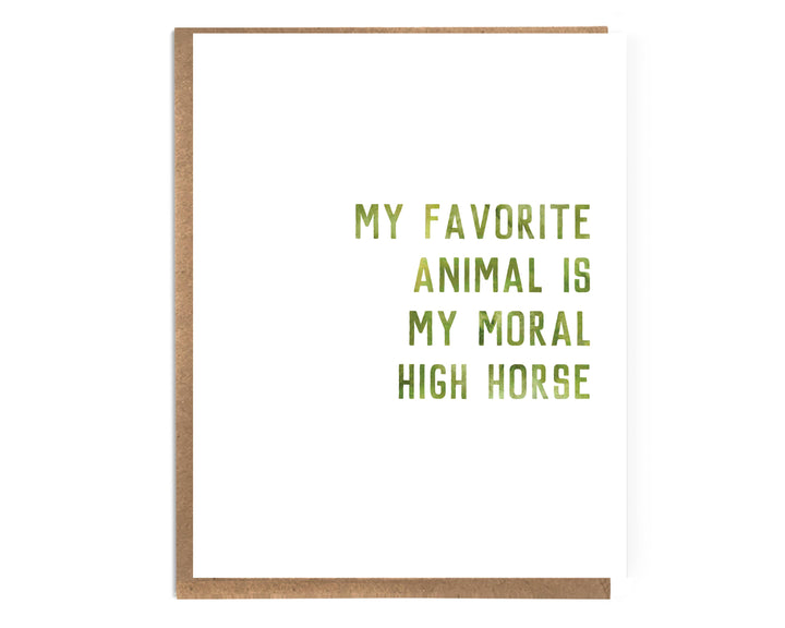 Favorite Animal Greeting Card
