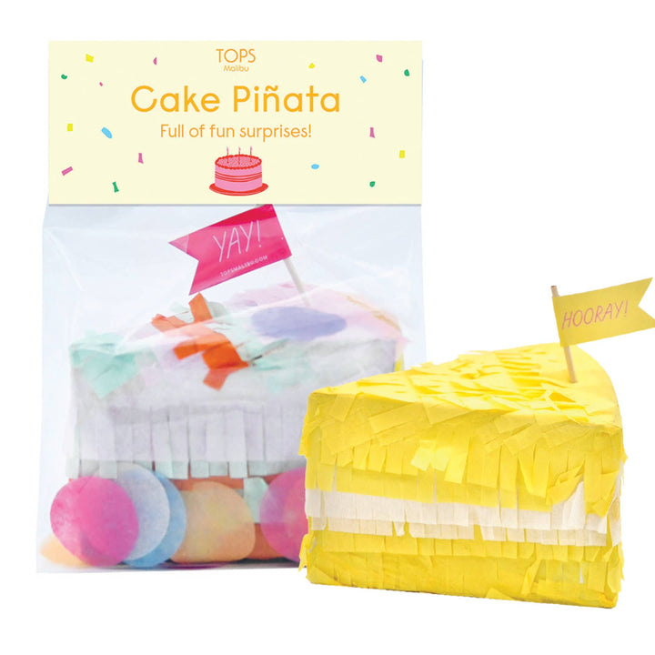 Refillable Cake Slice Piñata, 4"