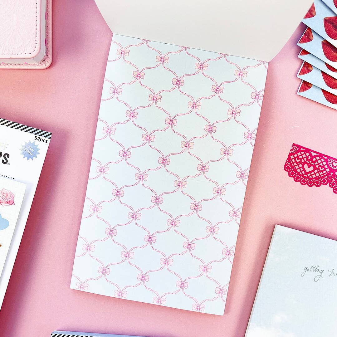 Example page of stickers that resembles wallpaper.