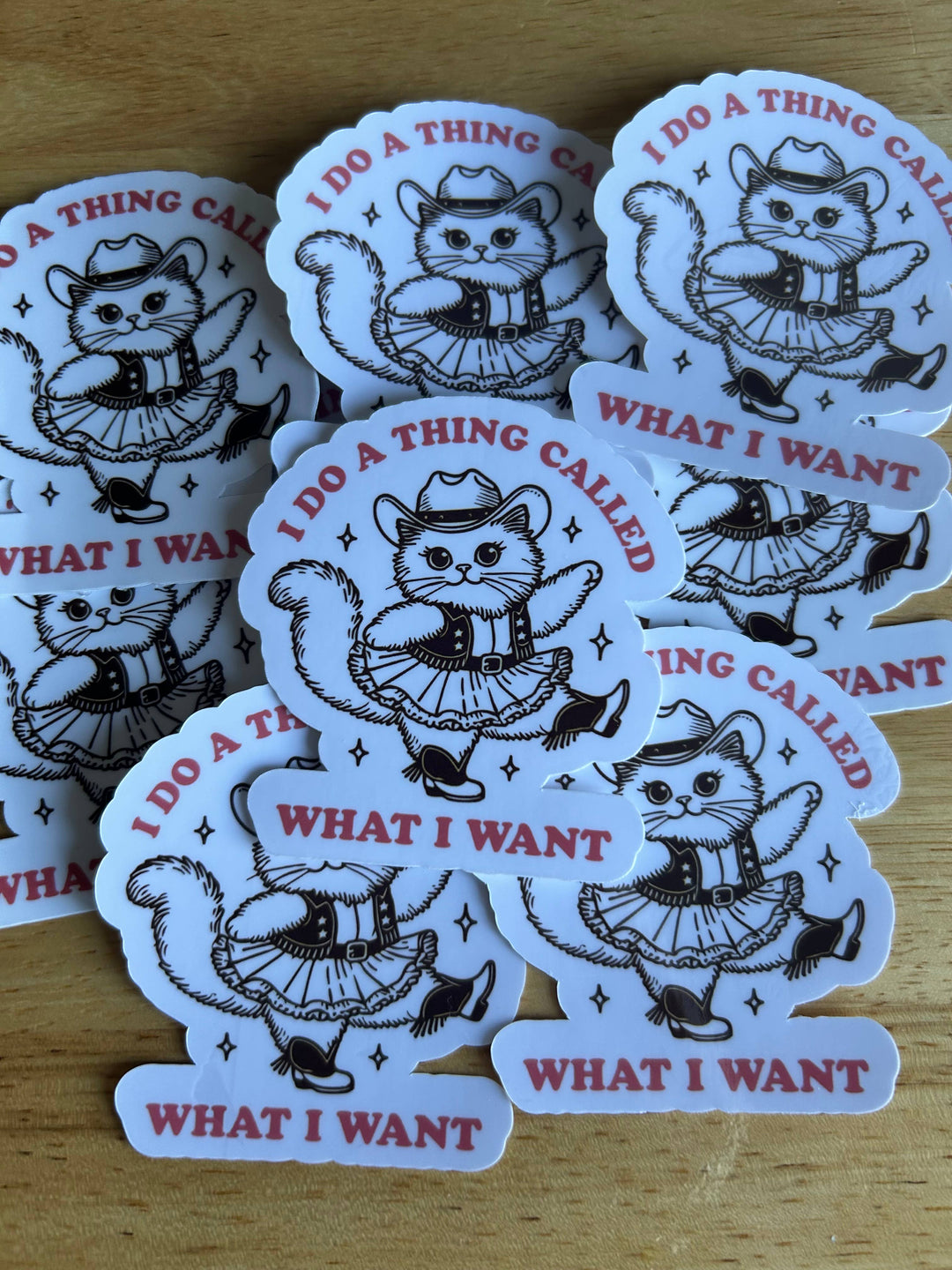 I Do a Thing Called What I Want Sticker
