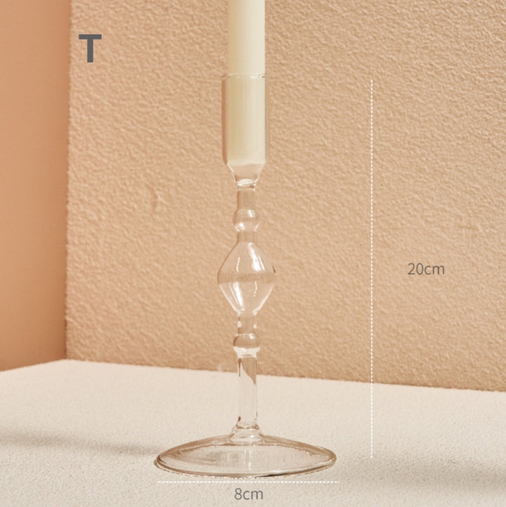 Modern Glass Candlestick, 22 shapes