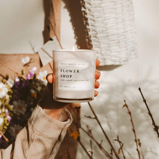 Flower Shop Soy Candle, 11 0z