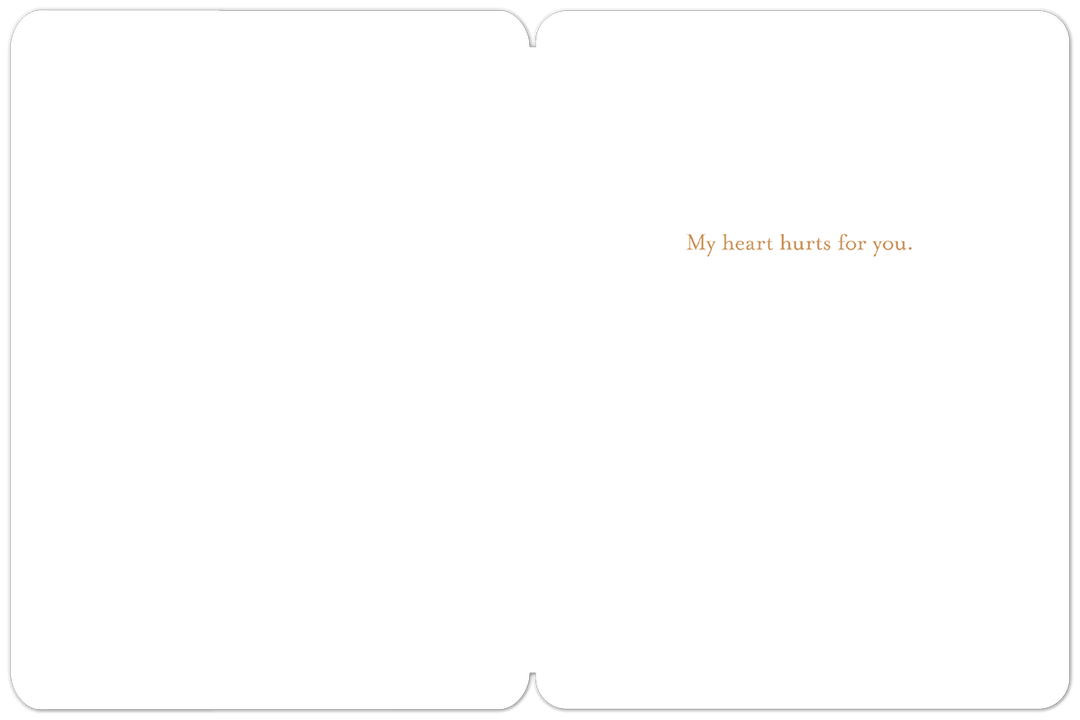 Paw Print Pet Sympathy Card