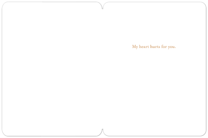 Paw Print Pet Sympathy Card