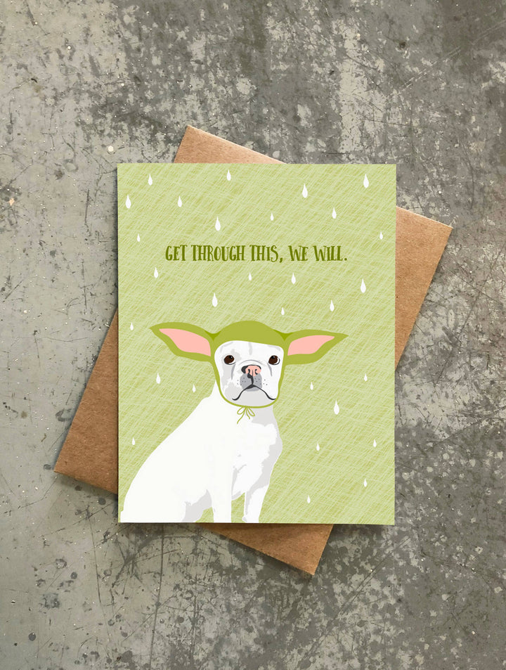 Get Through This Yoda Dog Card