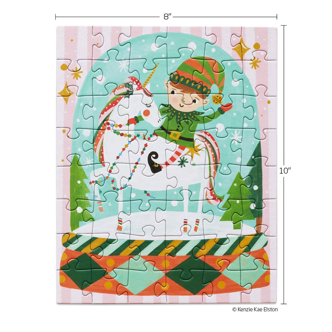 Magic Snow Globe Snax Puzzle, 48 Pieces