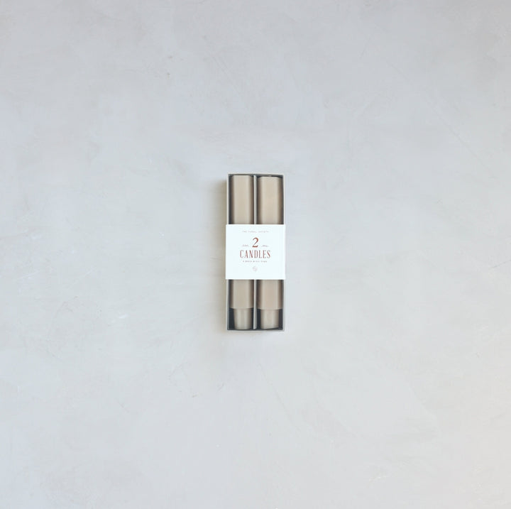 Fancy Taper Candles, 6", 4 colors