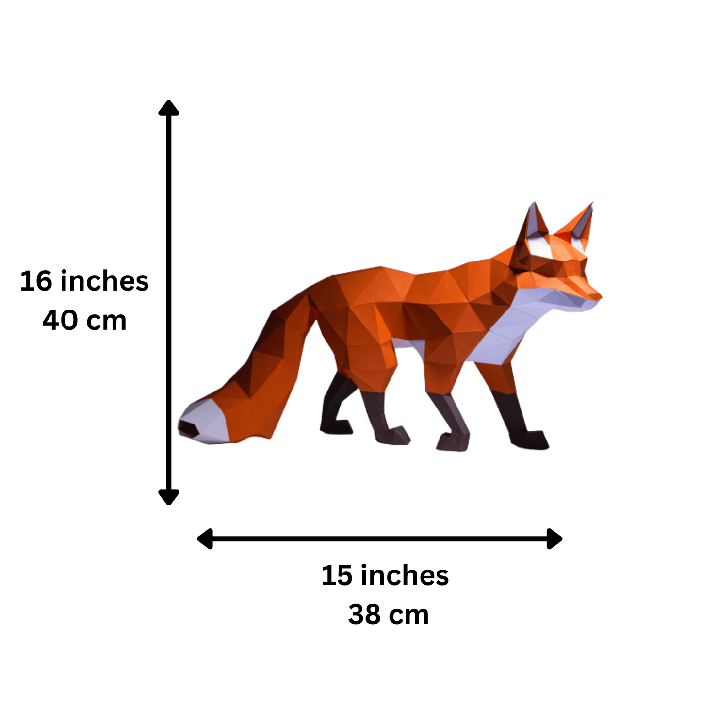 Origami Walking Fox