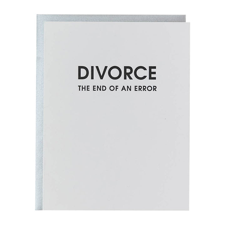 Divorce: End of an Error Card
